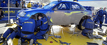 Nachhilfe für Subaru-Techniker