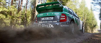 Harter Test für Skoda Fabia WRC