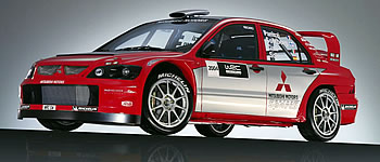 Weltpremiere für Lancer WRC04