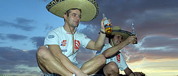 Sebastien Loeb zu Fuss!