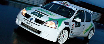 Tanja Neidhöfer im Clio S1600