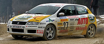 Angriff bei der Pyhrn Rallye