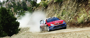 Ärger für Grönholm – Loeb vorn