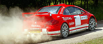 Tests für Rallye Deutschland