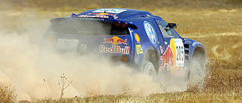 VW mit drei Race-Touareg