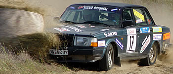 8 Volvos bei Berlin am Start