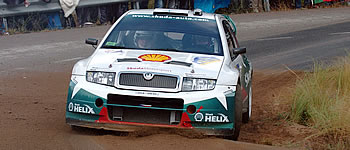 Skoda Fabia WRC in Irland