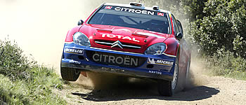 Loeb vorn – Grönholm crasht