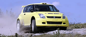 Suzuki Swift im Schotterfieber