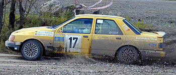 Rallye-Racing auf dem Vulkan