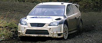 Mikko Hirvonen im Teststress