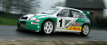 Kahle im Fabia bei Driftchallenge
