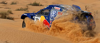 Neue Fahrer testen Race Touareg