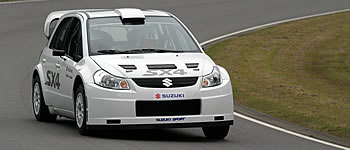 Erster Test des Suzuki SX4 WRC