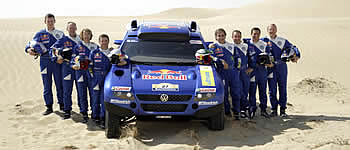 Neuer VW-Motor bei der Dakar