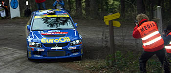 Pech vor Sieg bei Jänner Rallye