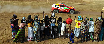 Mitsubishi gewinnt Dakar 2007