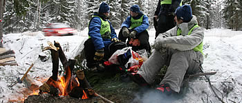 Heißer Kampf im kalten Schnee