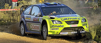 Grönholm in Schwierigkeiten