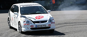 Erste DRS-Drifts auf der AMI