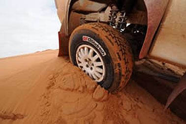 BFGoodrich probt für die Dakar