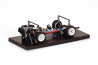 Quattro-Antriebsstrang in 1:43