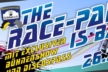 „The Race-Party is back!“