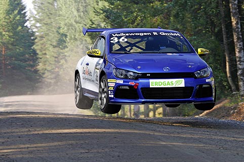 Rallyecracks im Scirocco