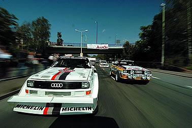 Walter Röhrl zurück im Audi