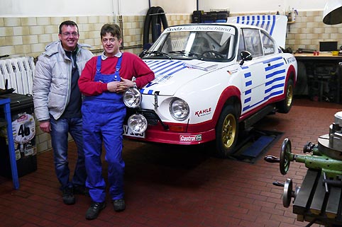 Kahle startet im Skoda 130 RS