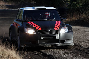 Lindholm testet Fabia