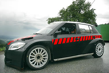 Sainz testete Fabia S2000