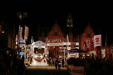 Rallye-Party in Ypern