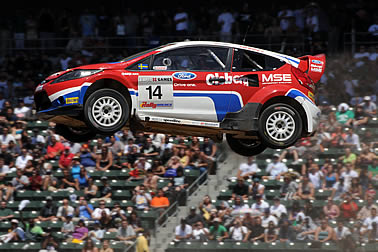 Vier Ford Fiesta bei X Games
