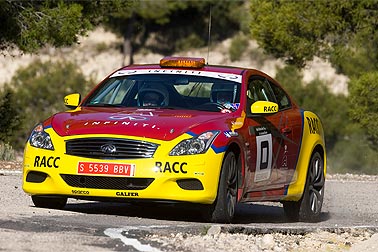 Infiniti G37 als Safety Car
