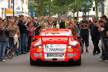Rallyespektakel in Eisenach