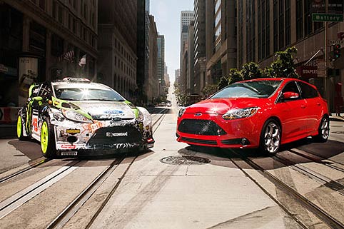 Block mit Focus ST in San Francisco