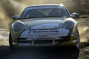 Porsche on the rocks