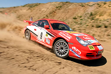 Rallyeparty im „Stehr- Motodrom“