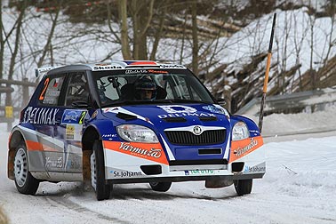 Valousek im Shakedown klar vorn