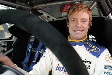 Sandell im Red Bull-Fabia