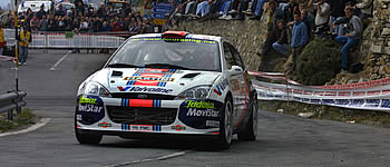 SS 14: Carlos Sainz mit Bestzeit.