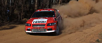 Tommi Mäkinen und Mitsubishi mit positiver Bilanz.