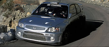 Armin Schwarz nach erstem Hyundai-Test sehr zufrieden.