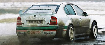 Skoda beendet Testprogramm für Saisonstart 2002.