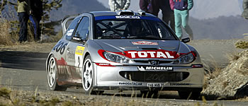 Marcus Grönholm kämpft um einen Podiumsplatz