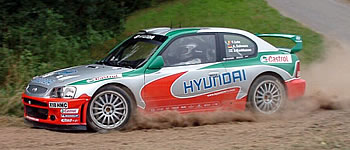 Armin Schwarz und Hyundai-Team im Testfieber