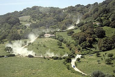 Erster Schottertest mit Märtin