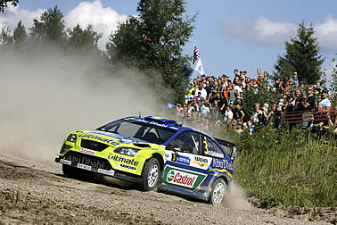 Grönholm auf dem Weg zum Sieg