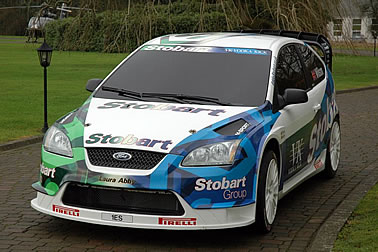 Stobart-Focus in Grün und Blau